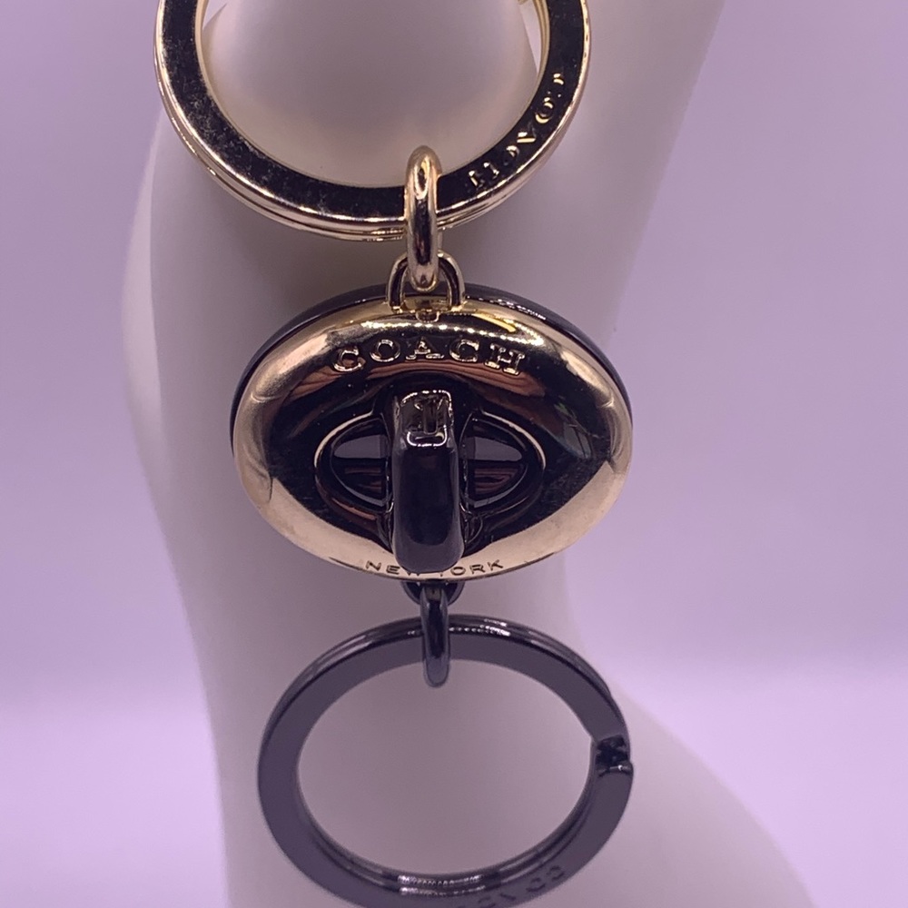New Black & Gold Coach Key Fobs